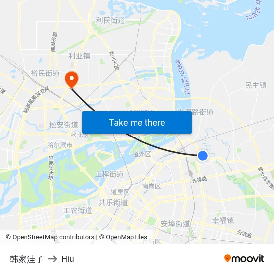 Han Family Hollow to Hiu map