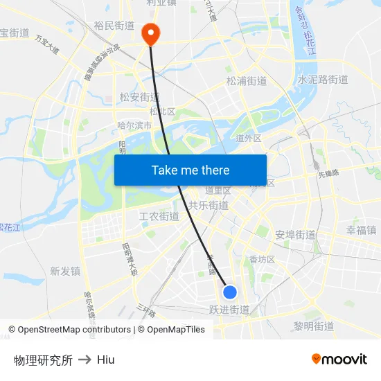 Physics Research Institute to Hiu map