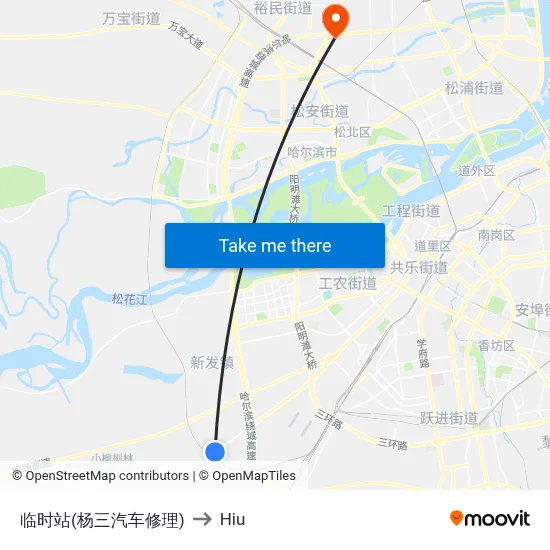 Temporary Stop (Yang San Auto Repair) to Hiu map