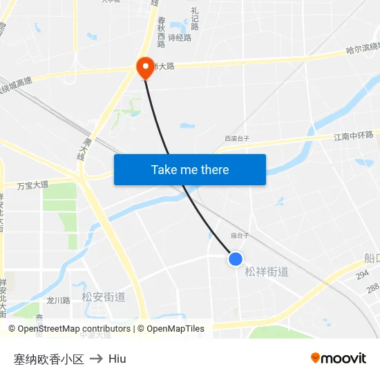 Sena Ouxiang Complex to Hiu map
