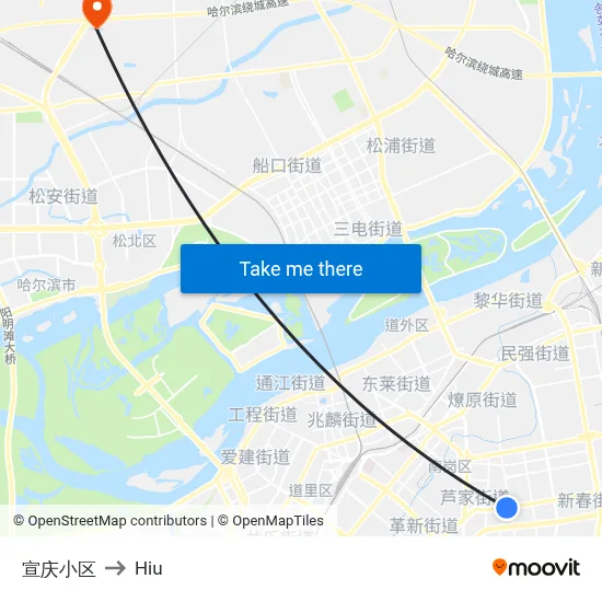 Xuanqing Complex to Hiu map