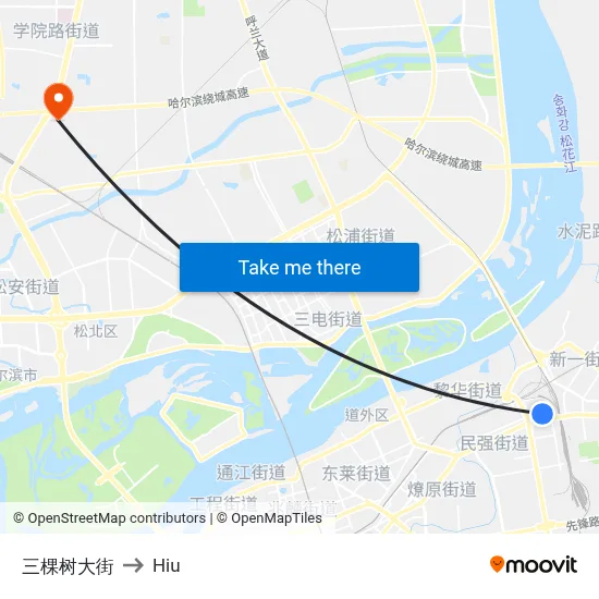 Sankeshu Avenue to Hiu map