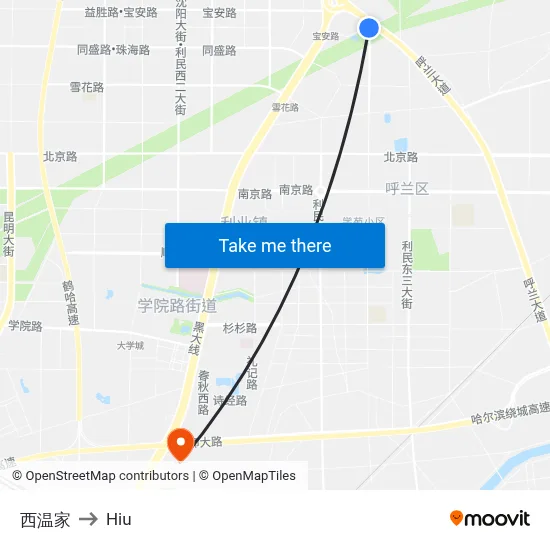 West Wen Family to Hiu map