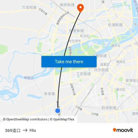369 Crossing to Hiu map