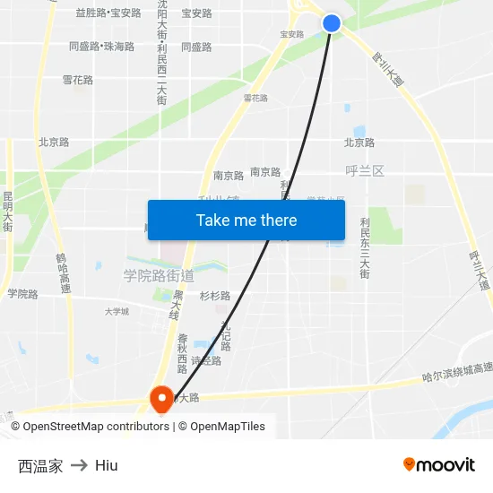 West Wen Family to Hiu map