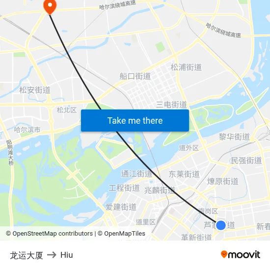 Longyun Building to Hiu map