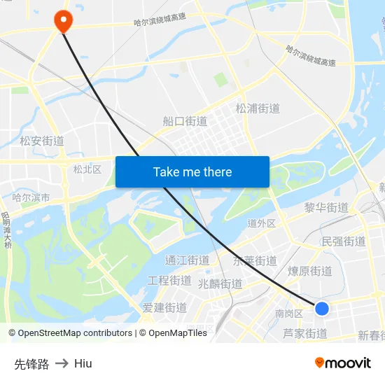 Pioneer Road to Hiu map