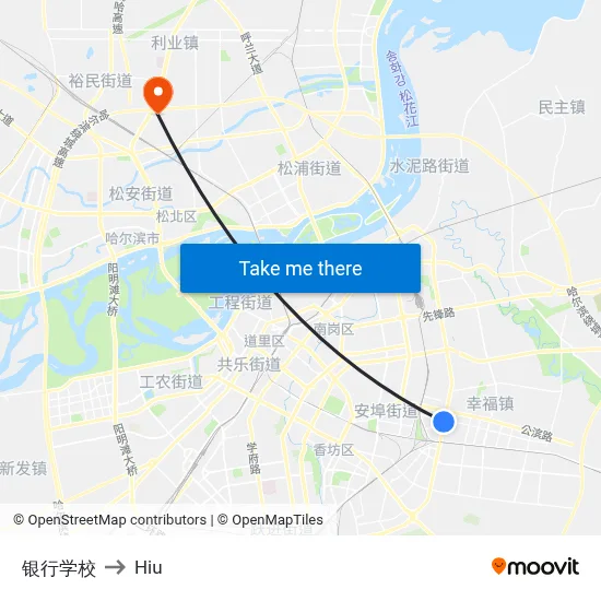 Banking School to Hiu map