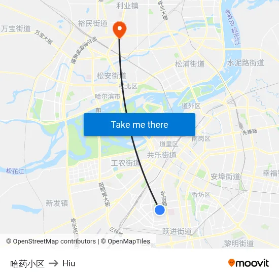 Hayao Community to Hiu map