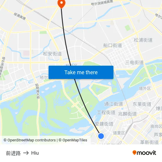 Jingjin Road to Hiu map