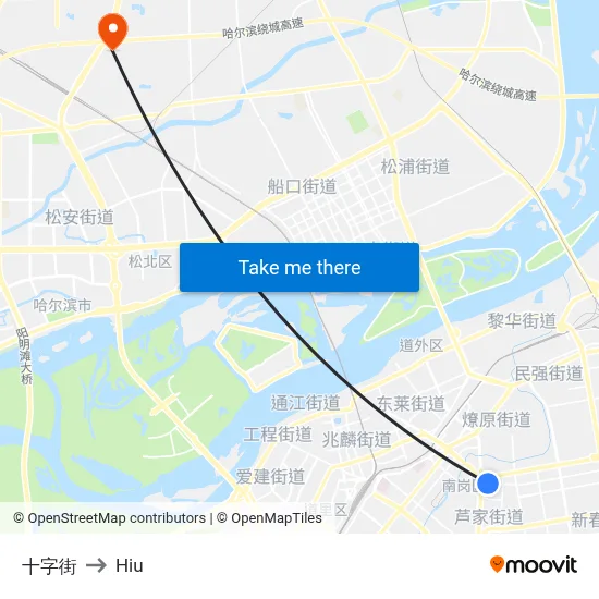Cross Street to Hiu map