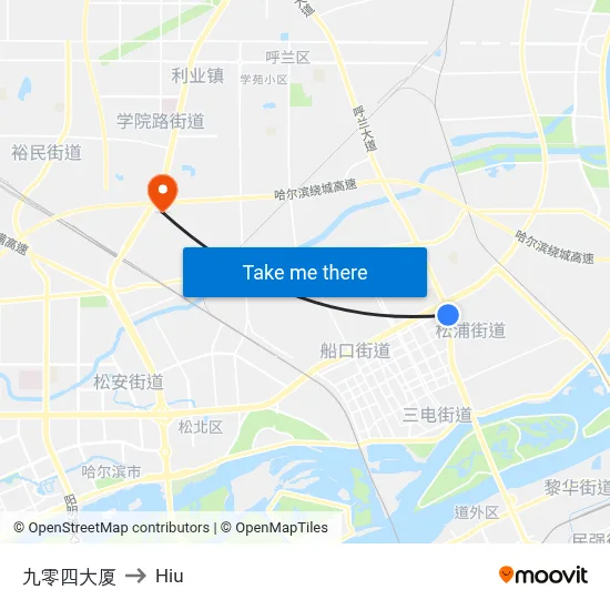 904 Building to Hiu map