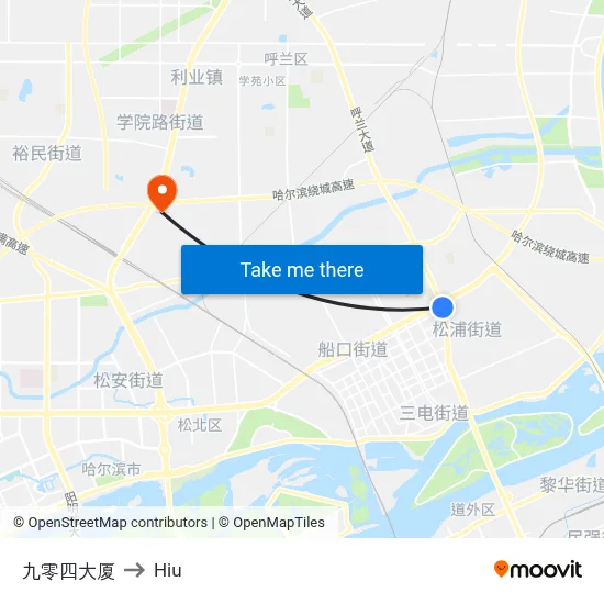 904 Building to Hiu map