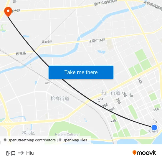 Ship Port to Hiu map