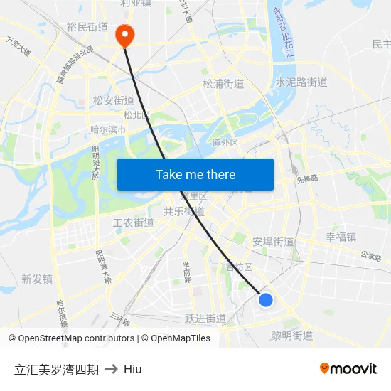 Lihui Meiluo Bay Phase 4 to Hiu map