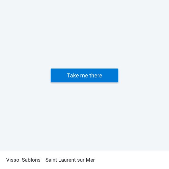 Vissol Sablons to Saint Laurent sur Mer map