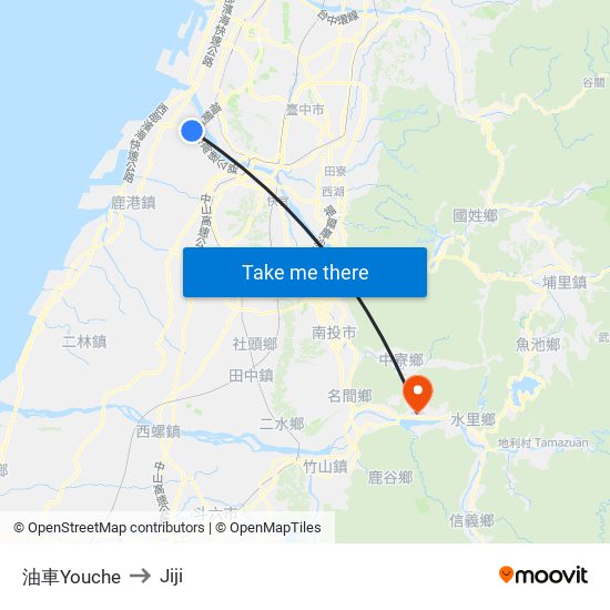 油車Youche to Jiji map