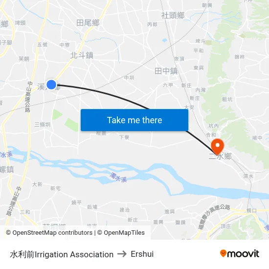 Irrigation Association Front to Ershui map