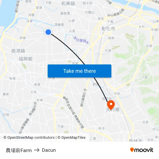 農場前Farm to Dacun map