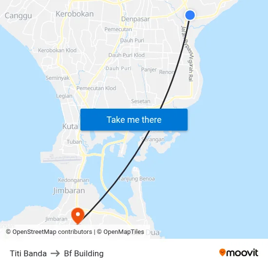 Titi Banda to Bf Building map