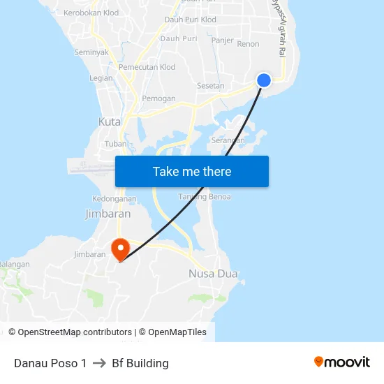 Danau Poso 1 to Bf Building map