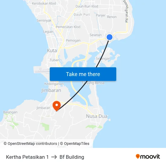 Kertha Petasikan 1 to Bf Building map