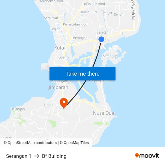 Serangan 1 to Bf Building map