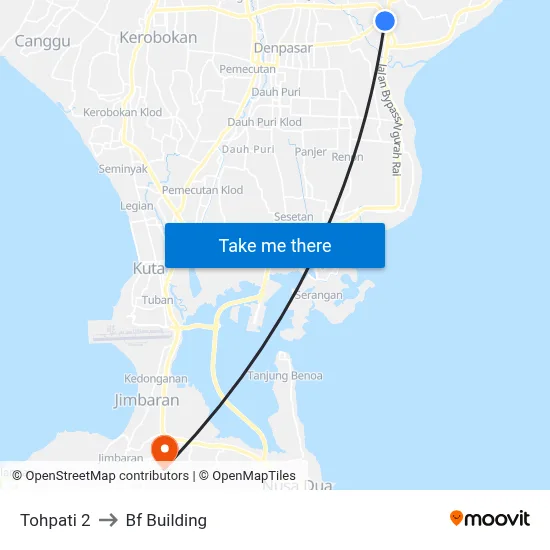 Tohpati 2 to Bf Building map