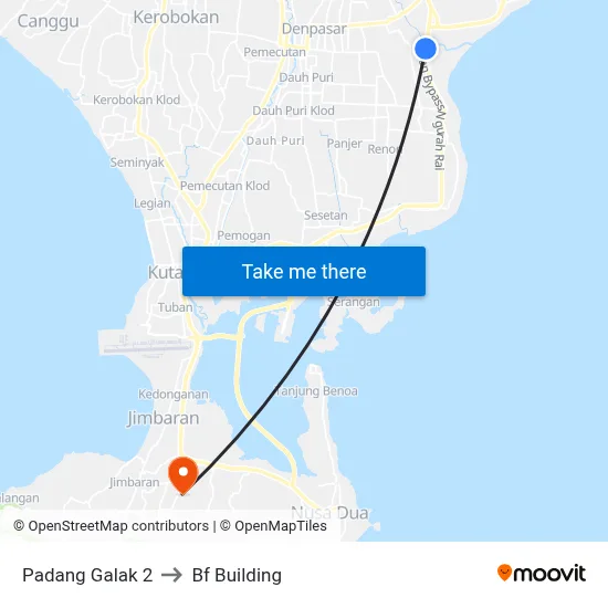Padang Galak 2 to Bf Building map