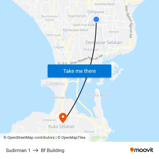 Sudirman 1 to Bf Building map