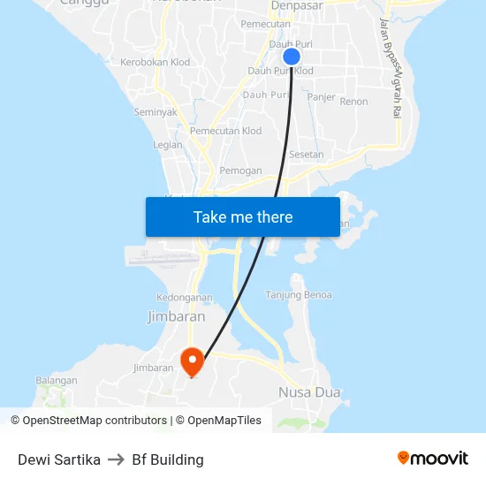 Dewi Sartika to Bf Building map
