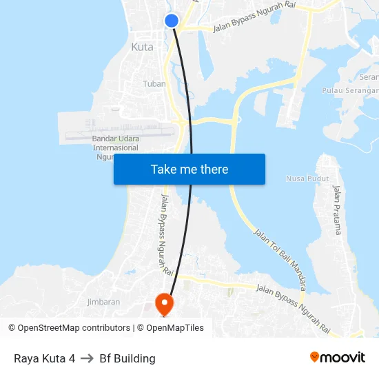 Raya Kuta 4 to Bf Building map