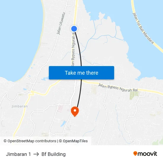 Jimbaran 1 to Bf Building map