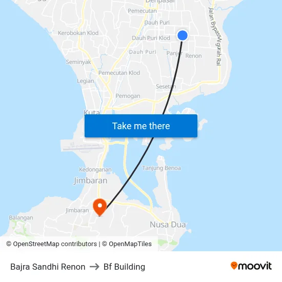Bajra Sandhi Renon to Bf Building map