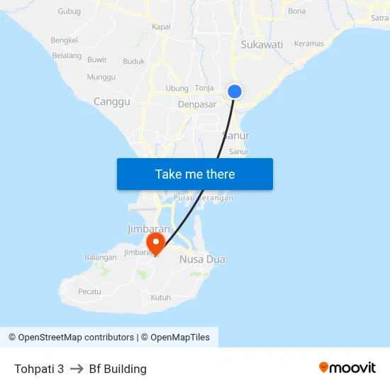 Tohpati 3 to Bf Building map