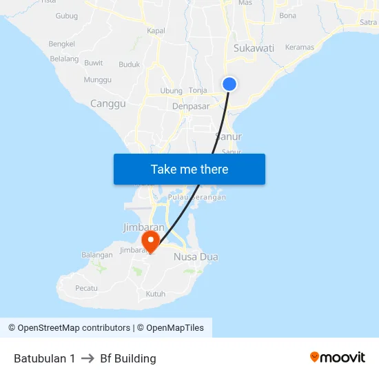 Batubulan 1 to Bf Building map