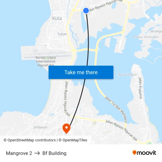 Mangrove 2 to Bf Building map
