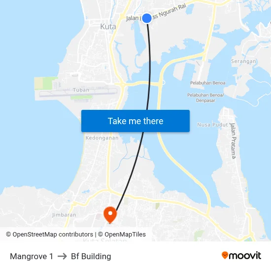 Mangrove 1 to Bf Building map