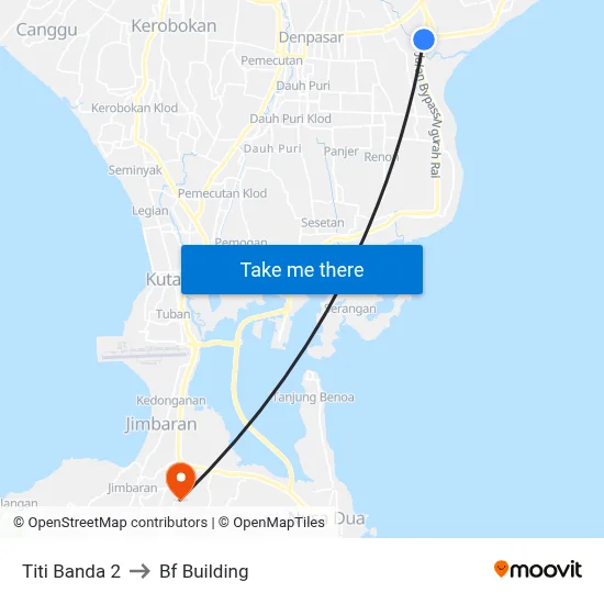 Titi Banda 2 to Bf Building map