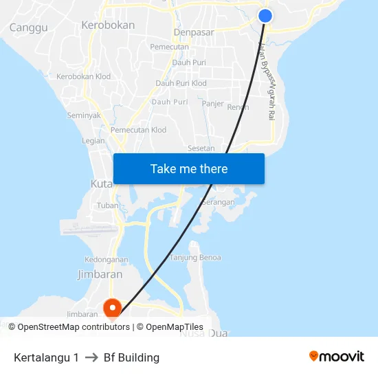 Kertalangu 1 to Bf Building map