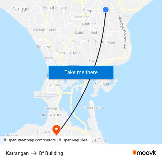 Katrangan to Bf Building map