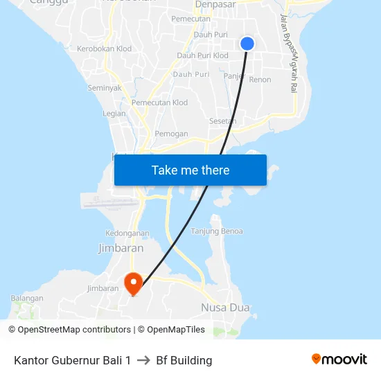Kantor Gubernur Bali 1 to Bf Building map