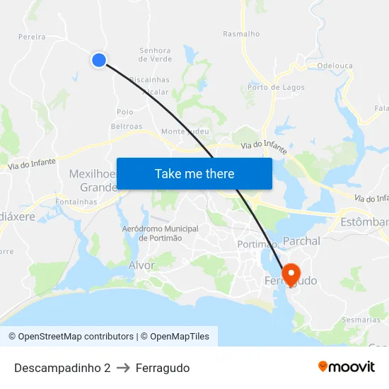 Descampadinho 2 to Ferragudo map