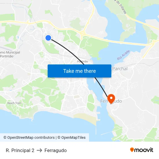 R. Principal 2 to Ferragudo map