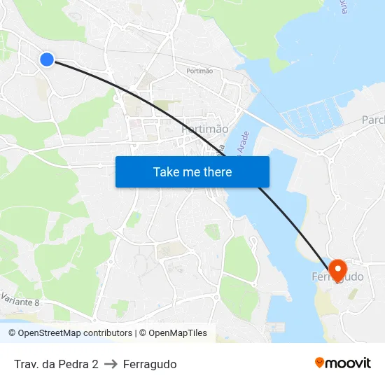 Trav. da Pedra 2 to Ferragudo map