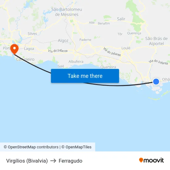 Virgílios (Bivalvia) to Ferragudo map