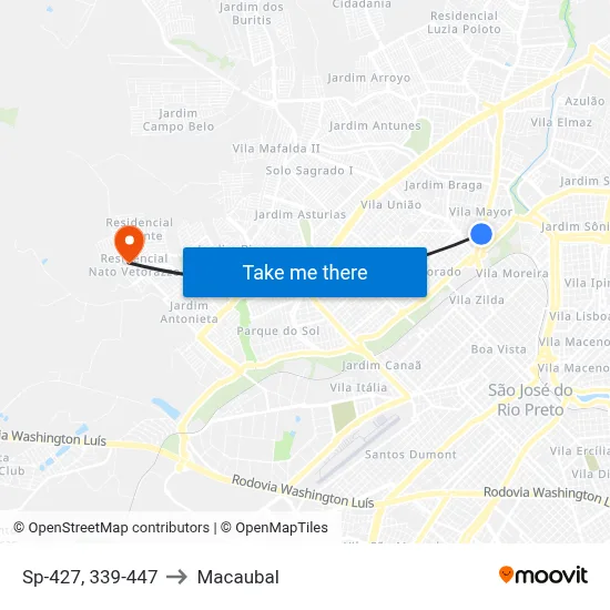 Sp-427, 339-447 to Macaubal map