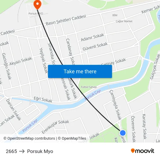 2665 to Porsuk Myo map