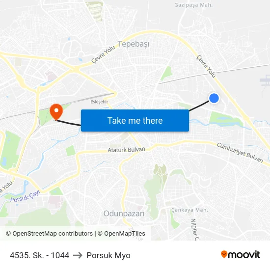 4535. Sk. - 1044 to Porsuk Myo map