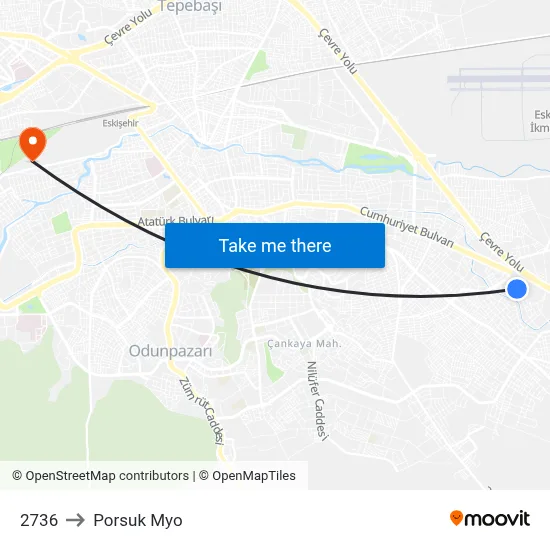 2736 to Porsuk Myo map